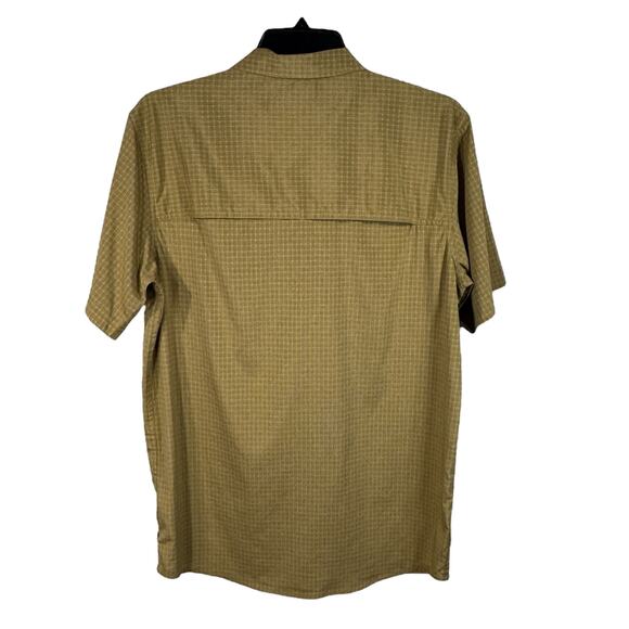 PrAna Mens Large TALL Garvan Shirt Button-Up Short Sleeve Wicking Embark Pockets - Picture 3 of 6